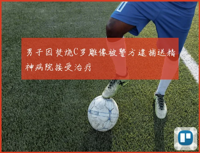 男子因焚烧C罗雕像被警方逮捕送精神病院接受治疗